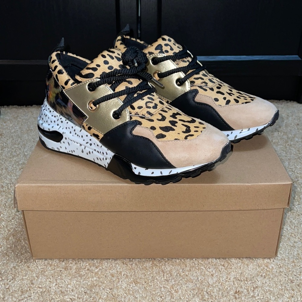 Steve Madden Cliff Animal Sneakers — BRAND NEW